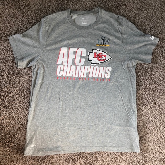 Nike Other - Nike Tee AFC Champions Kansas City Chiefs super bowl 54 LIV DRI-FIT XL
